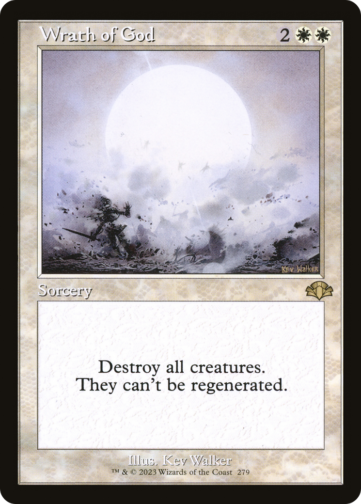 {R} Wrath of God (Retro) [Dominaria Remastered][DMR 279]