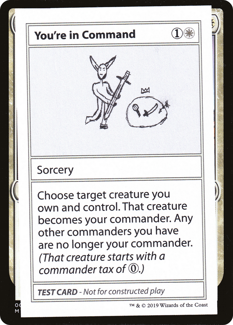 {R} You're in Command (2021 Edition) [Mystery Booster Playtest Cards][CMB1 015]