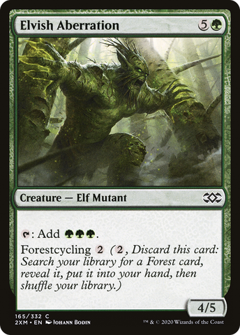 {C} Elvish Aberration [Double Masters][2XM 165]
