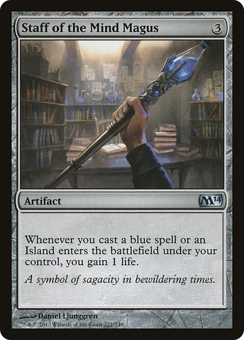 {C} Staff of the Mind Magus [Magic 2014][M14 221]