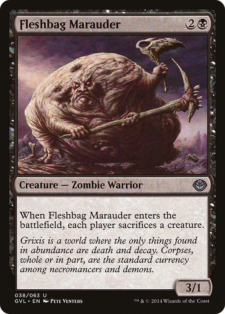 {C} Fleshbag Marauder (Garruk vs. Liliana) [Duel Decks Anthology][GVL 038]