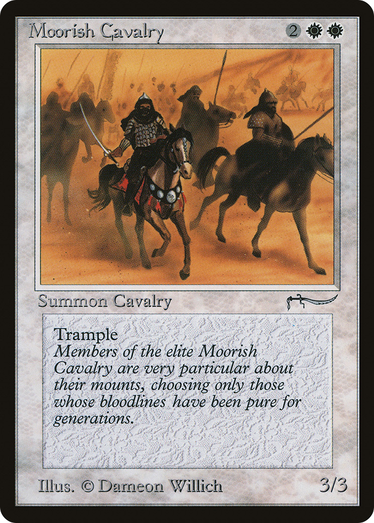 {C} Moorish Cavalry (Dark Mana Cost) [Arabian Nights][ARN 007]