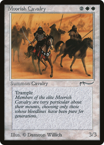 {C} Moorish Cavalry (Dark Mana Cost) [Arabian Nights][ARN 007]