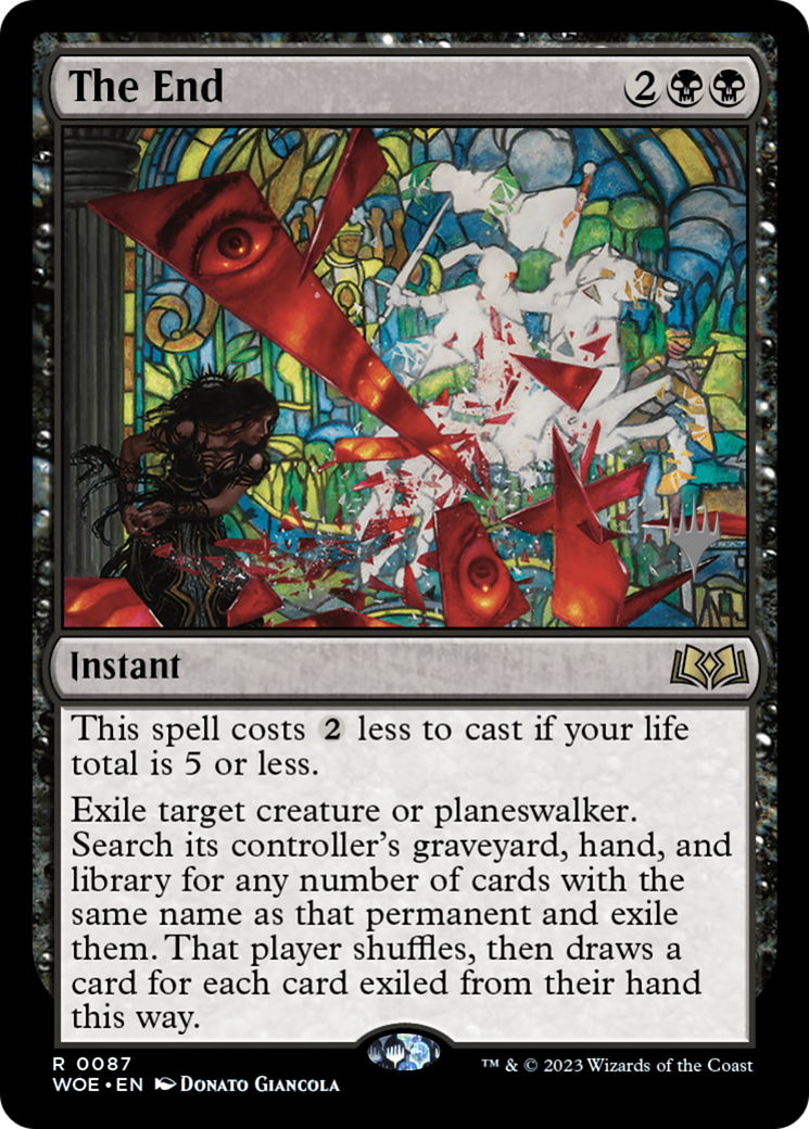 {@R} The End (Promo Pack) [Wilds of Eldraine Promos][PP WOE 087]