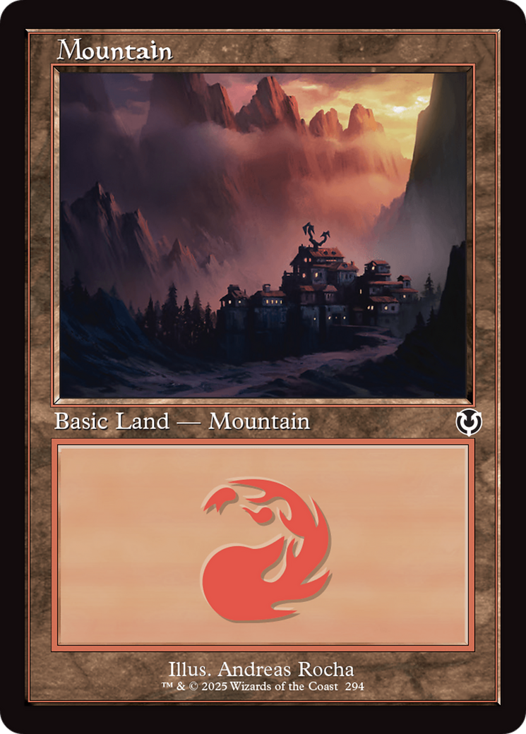 {B}[INR 294] Mountain (294) (Retro Frame) [Innistrad Remastered]