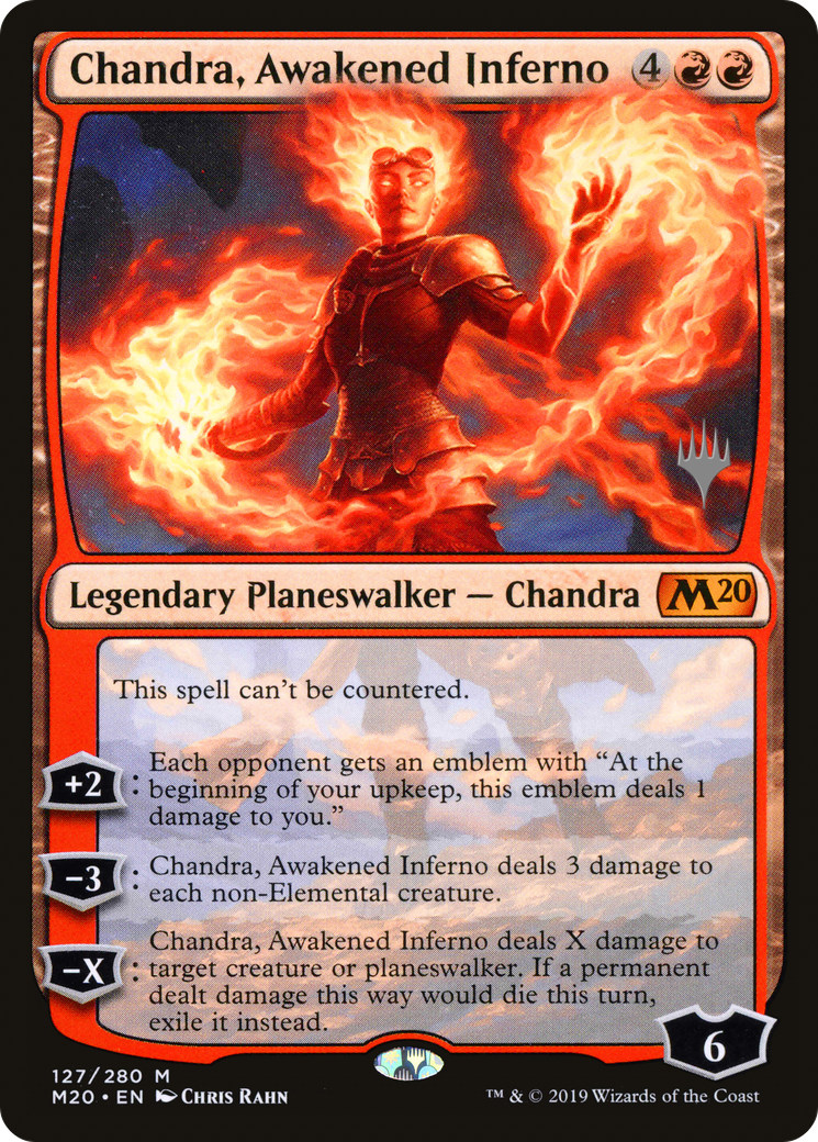 {R} Chandra, Awakened Inferno (Promo Pack) [Core Set 2020 Promos][PP M20 127]