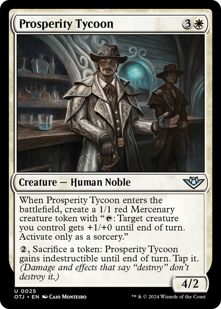 {@C} Prosperity Tycoon [Outlaws of Thunder Junction][OTJ 025]