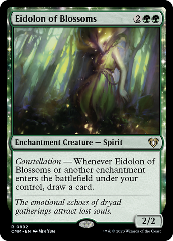 {R} Eidolon of Blossoms [Commander Masters][CMM 892]