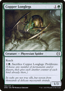 {C} Copper Longlegs [Phyrexia: All Will Be One][ONE 165]
