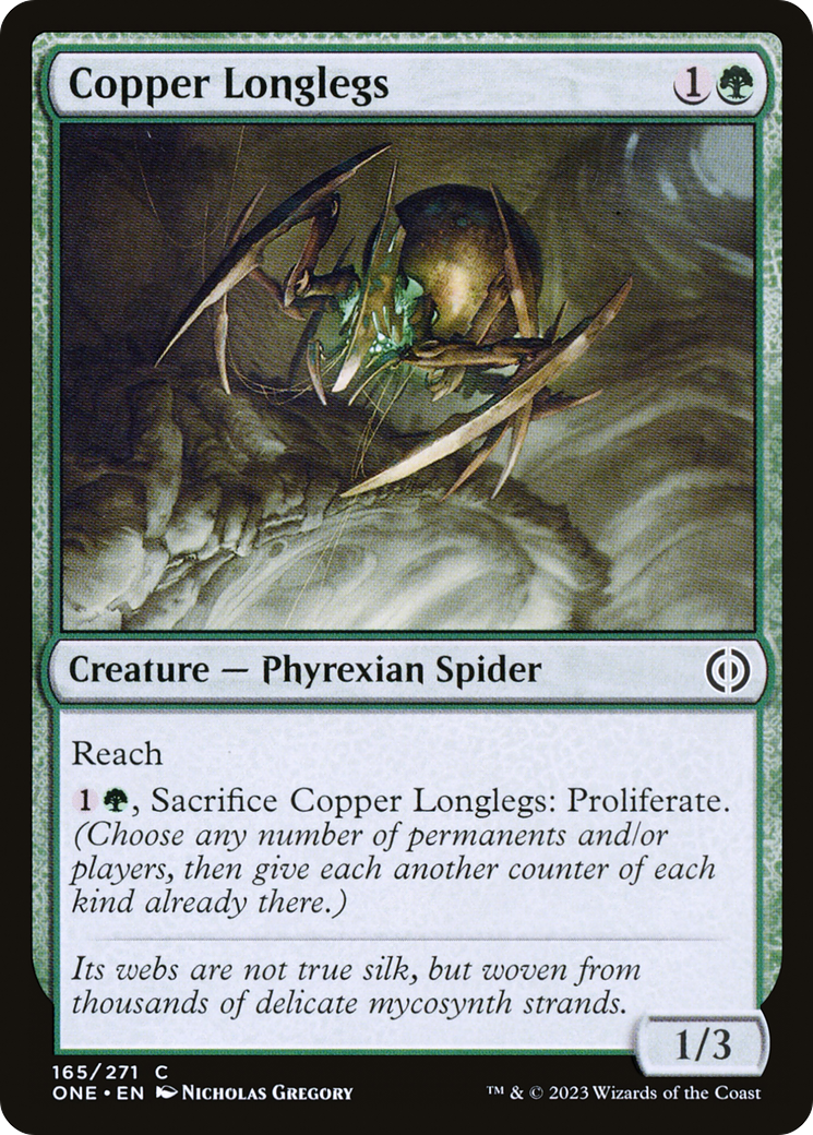 {C} Copper Longlegs [Phyrexia: All Will Be One][ONE 165]