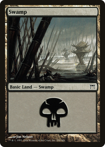{B}[CHK 296] Swamp (296) [Champions of Kamigawa]