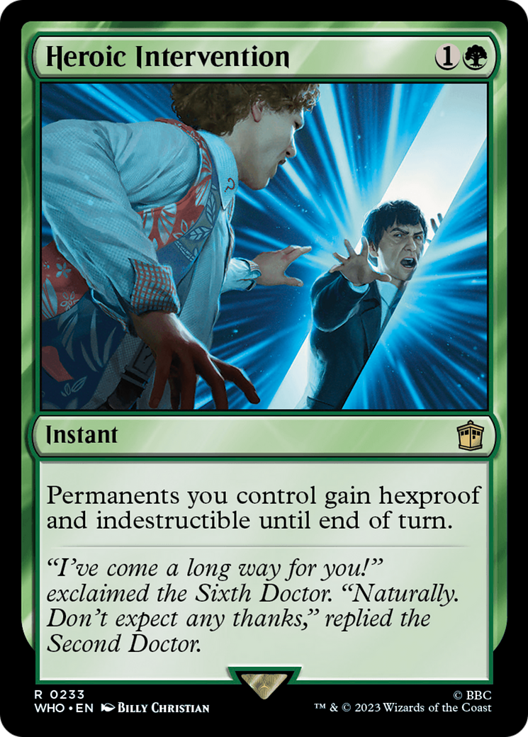 {R} Heroic Intervention [Doctor Who][WHO 233]