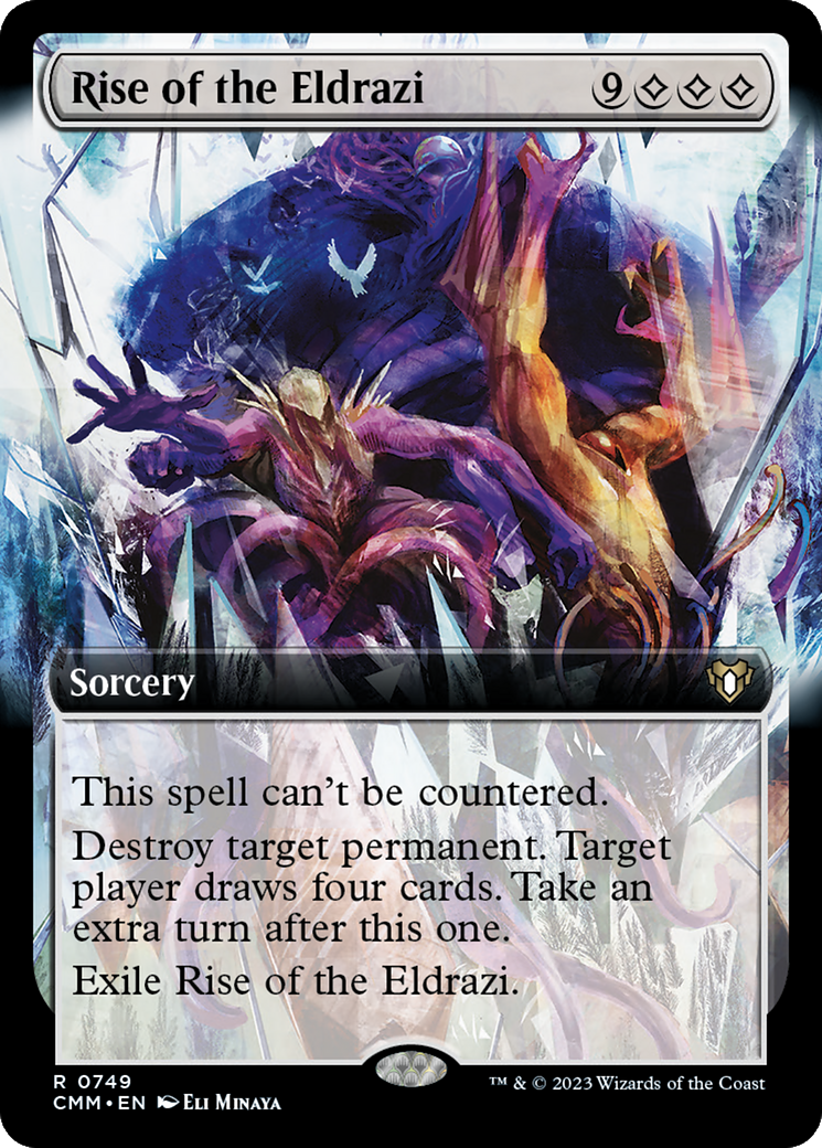 {R} Rise of the Eldrazi (Extended Art) [Commander Masters][CMM 749]