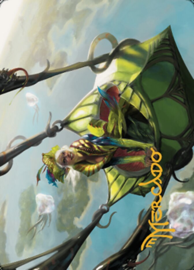 {A} Nael, Avizoa Aeronaut Art Card (Gold-Stamped Signature) [Dominaria United Art Series][GS ADMU 051]