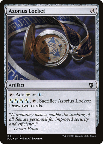 {C} Azorius Locket [Innistrad: Crimson Vow Commander][VOC 160]