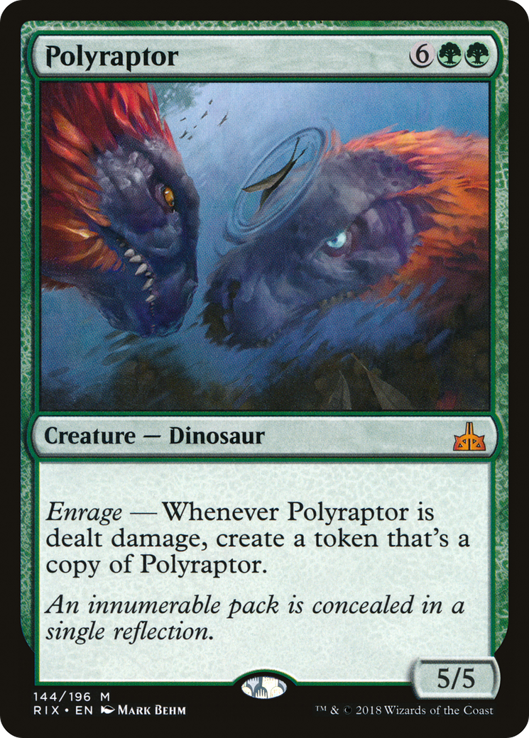 {R} Polyraptor [Rivals of Ixalan][RIX 144] - Misty Mountain Games