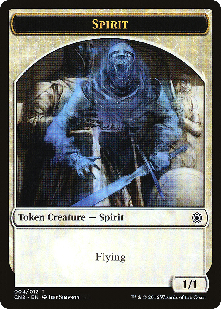 {T} Spirit Token [Conspiracy: Take the Crown Tokens][TCN2 004]