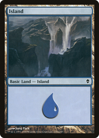 {B}[ZEN 235] Island (235a) [Zendikar]