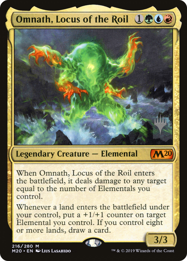 {R} Omnath, Locus of the Roil (Promo Pack) [Core Set 2020 Promos][PP M20 216] - Misty Mountain Games