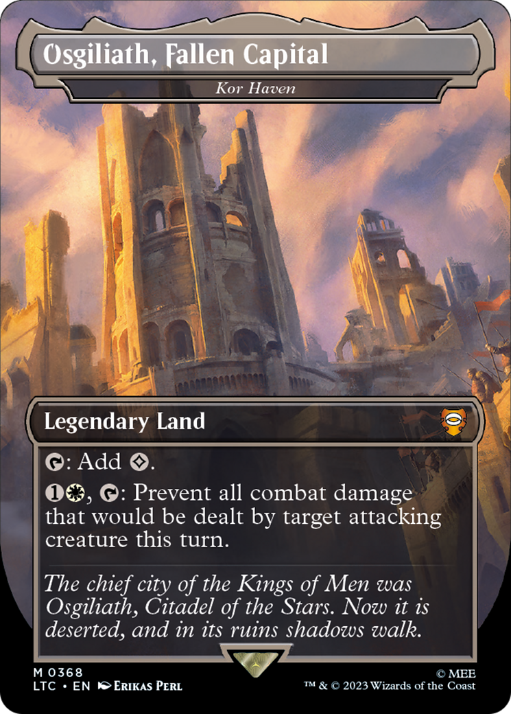{R} Kor Haven - Osgiliath, Fallen Capital [The Lord of the Rings: Tales of Middle-Earth Commander][LTC 368]