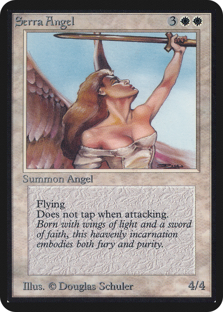 {C} Serra Angel [Alpha Edition][LEA 039]
