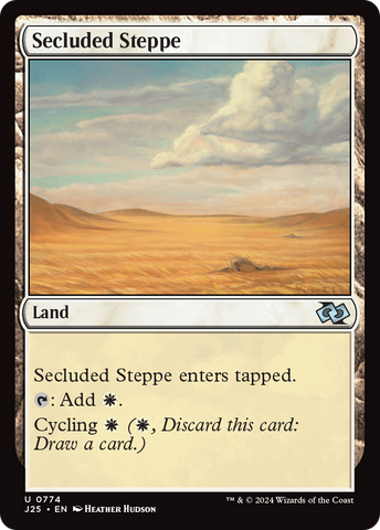 {C} Secluded Steppe [Foundations Jumpstart][J25 774]