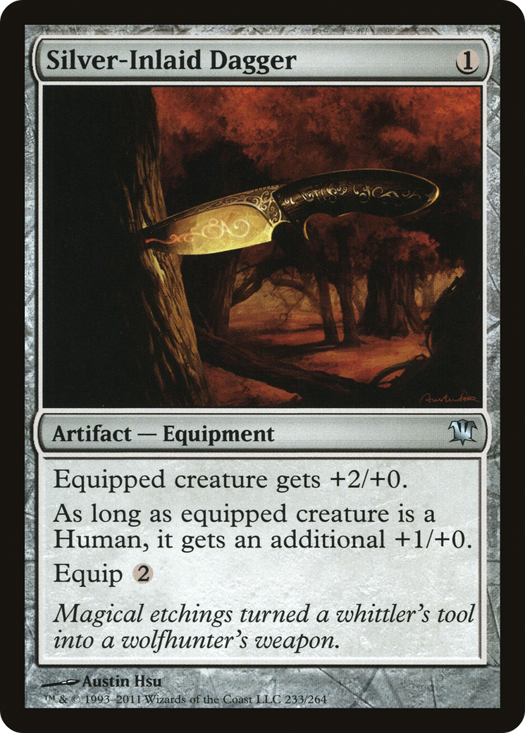 {C} Silver-Inlaid Dagger [Innistrad][ISD 233]