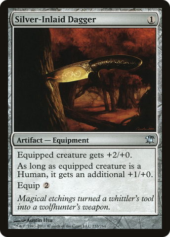 {C} Silver-Inlaid Dagger [Innistrad][ISD 233]