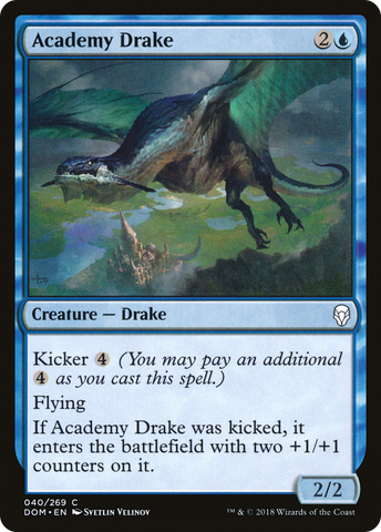 {C} Academy Drake [Dominaria][DOM 040]