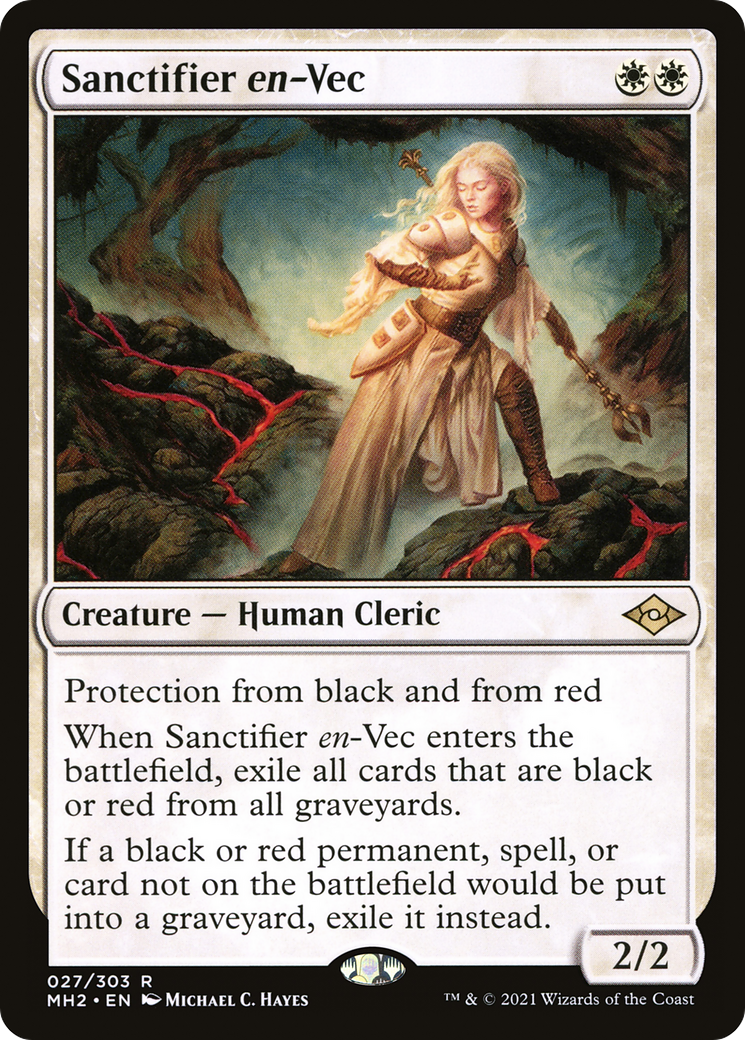 {R} Sanctifier en-Vec (Foil) [Modern Horizons 2] [MH2 027]