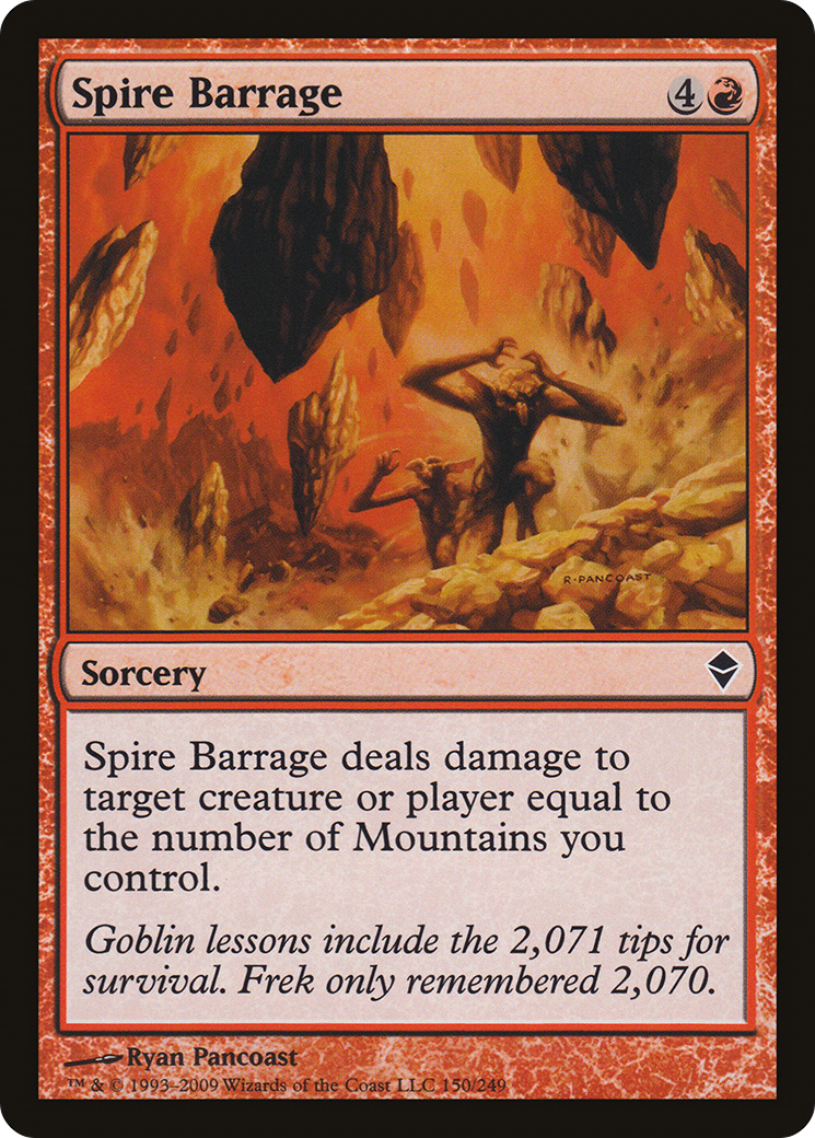 {C} Spire Barrage [Zendikar][ZEN 150]