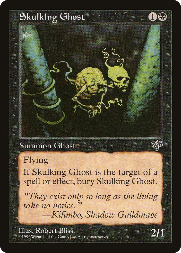 {C} Skulking Ghost [Mirage][MIR 143]