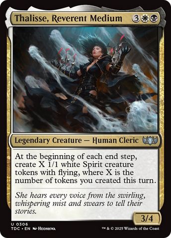 {C} Thalisse, Reverent Medium [Tarkir: Dragonstorm Commander][TDC 306]