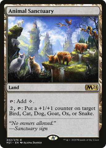 {R} Animal Sanctuary [Core Set 2021][M21 242]