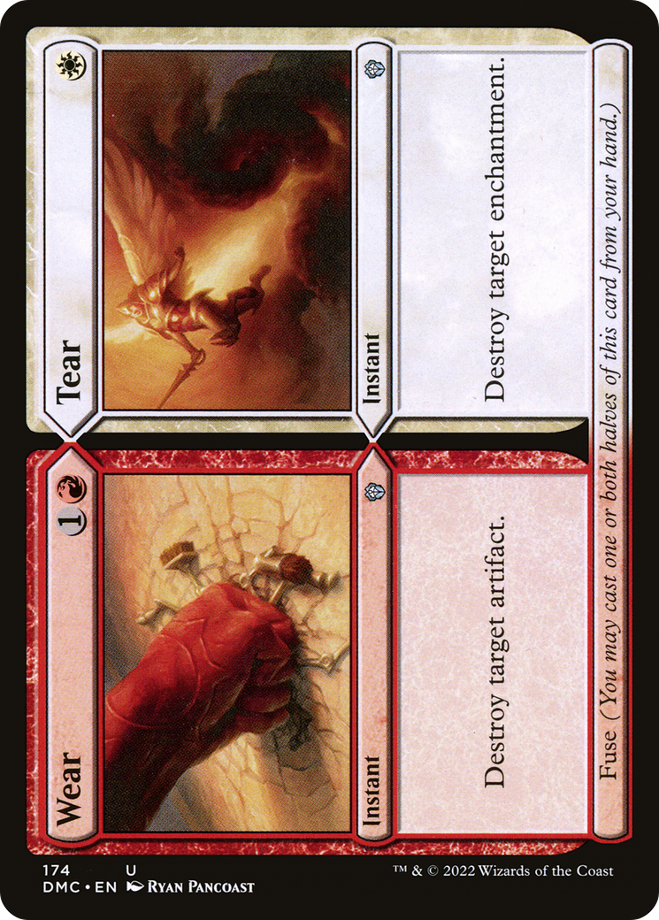 {C} Wear // Tear [Dominaria United Commander][DMC 174]