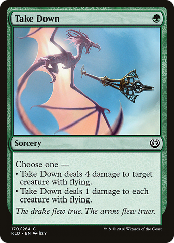 {C} Take Down [Kaladesh][KLD 170]
