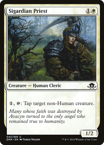 {C} Sigardian Priest [Eldritch Moon][EMN 042]