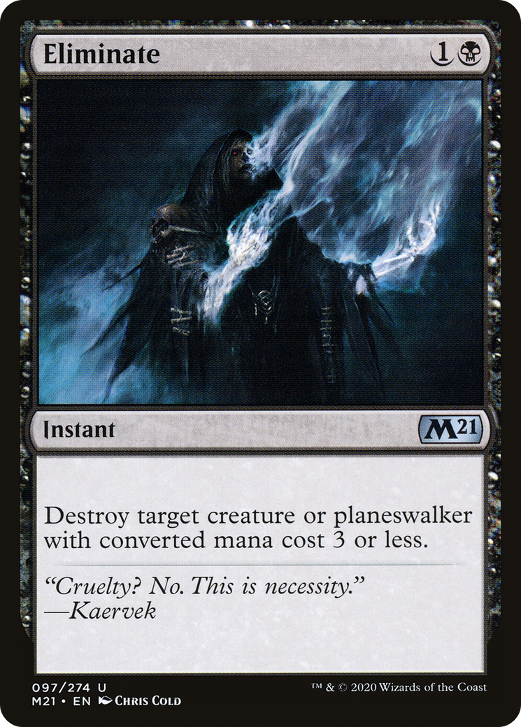{C} Eliminate [Core Set 2021][M21 097]