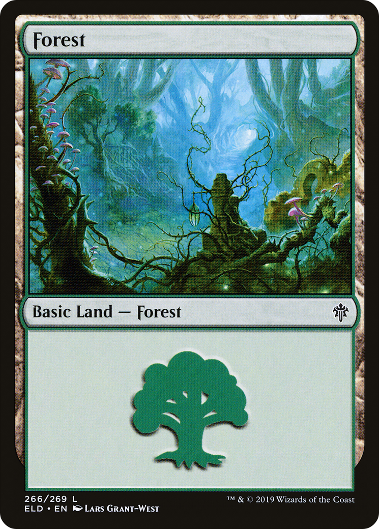 {B}[ELD 266] Forest (266) [Throne of Eldraine]