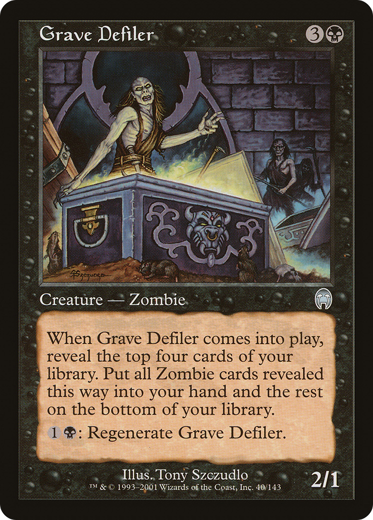 {C} Grave Defiler [Apocalypse][APC 040]