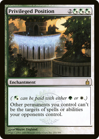 {R} Privileged Position [Ravnica: City of Guilds][RAV 251]