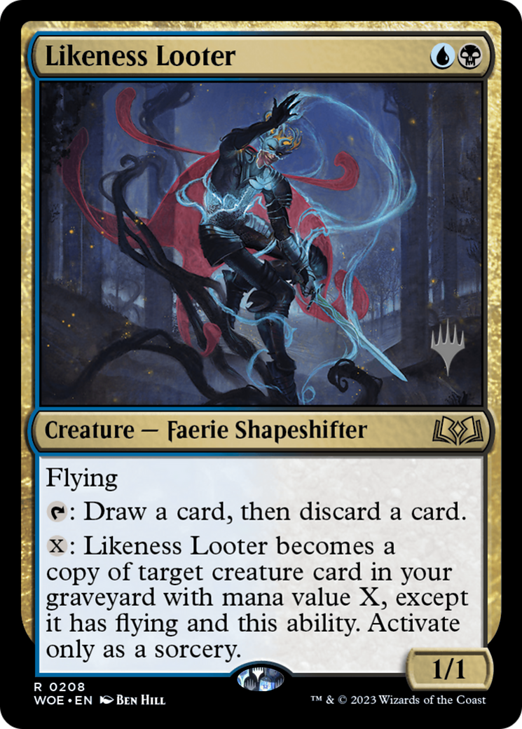 {@R} Likeness Looter (Promo Pack) [Wilds of Eldraine Promos][PP WOE 208]