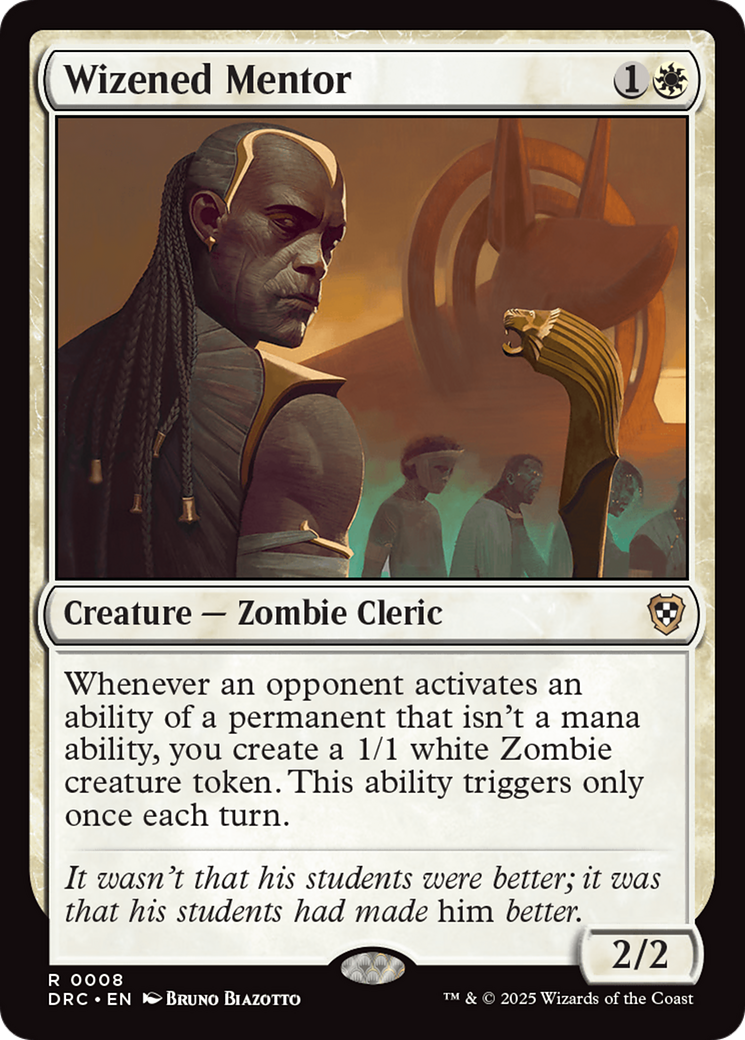 {R} Wizened Mentor [Aetherdrift Commander][DRC 008]