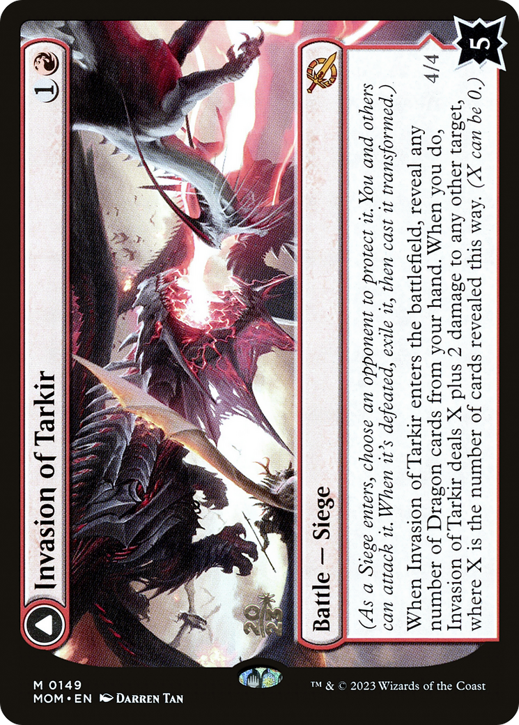 {R} Invasion of Tarkir // Defiant Thundermaw [March of the Machine Prerelease Promos][PR MOM 149] - Misty Mountain Games