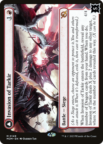 {R} Invasion of Tarkir // Defiant Thundermaw [March of the Machine Prerelease Promos][PR MOM 149]