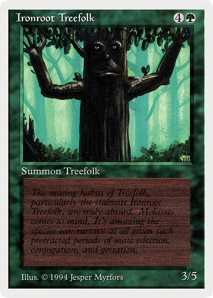 {C} Ironroot Treefolk [Summer Magic / Edgar][SUM 204]
