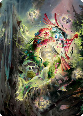 {A} Go-Shintai of Life's Origin Art Card [Kamigawa: Neon Dynasty Art Series][ANEO 026]