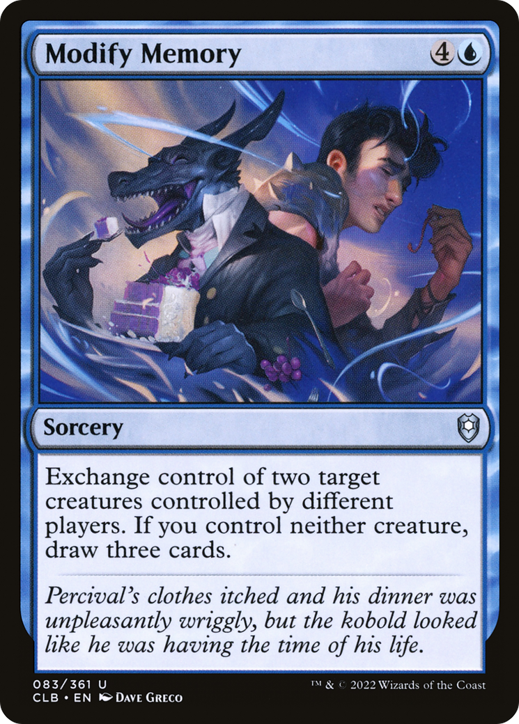 {C} Modify Memory [Commander Legends: Battle for Baldur's Gate][CLB 083]