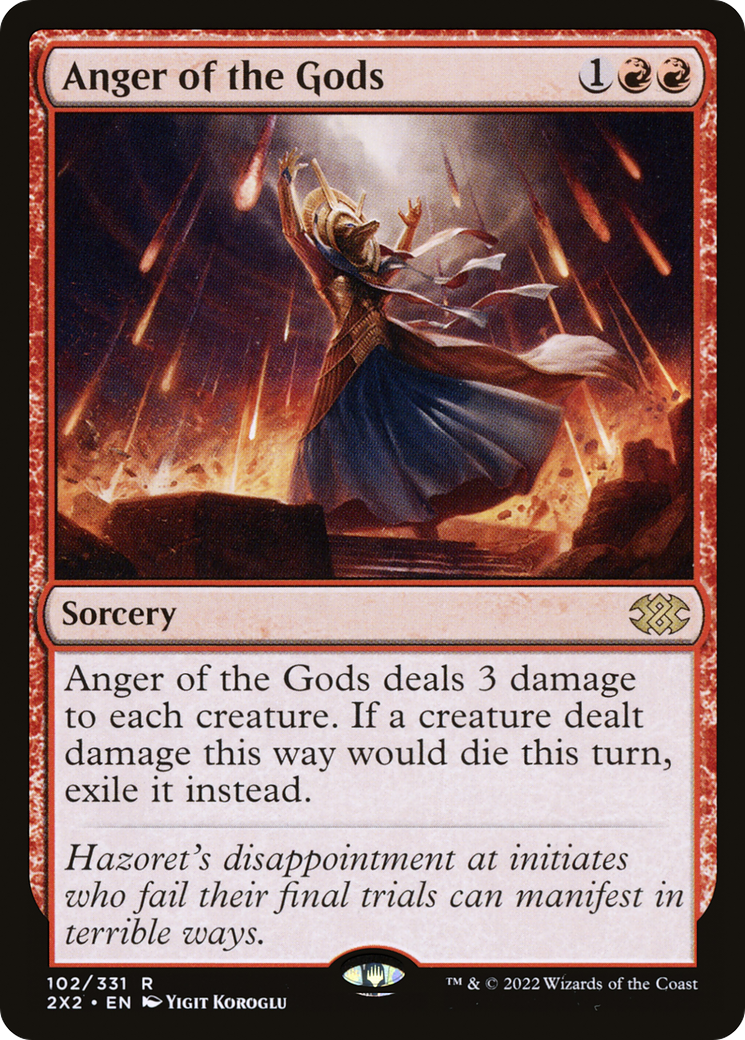 {R} Anger of the Gods [Double Masters 2022][2X2 102]