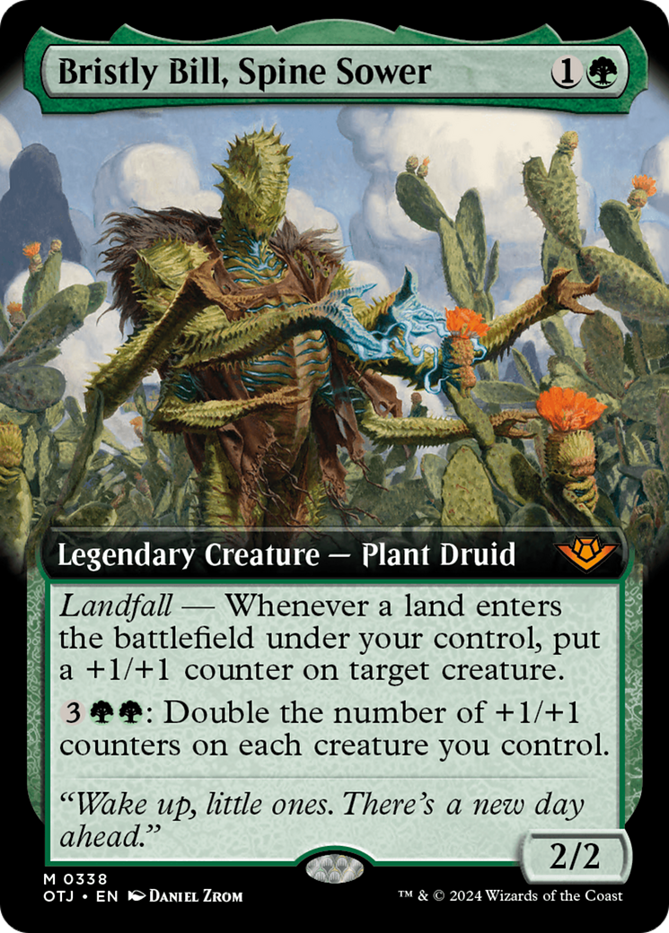 {@R} Bristly Bill, Spine Sower (Extended Art) [Outlaws of Thunder Junction][OTJ 338]